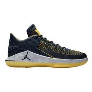 ジョーダン３１ メンズ Jordan XXX2 32 Low "Michigan" バッシュ College Navy/Metallic Silver/Amarillo ミシガン 高額レア｜troishomme