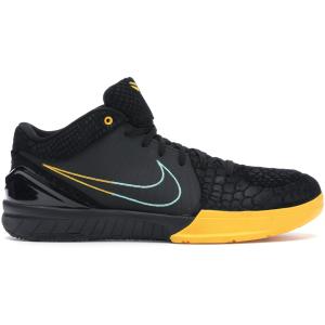 ナイキ メンズ コービー４プロトロ バッシュ Nike Kobe 4 Protro FTB "Black Snake" - Black/Aurora Green-University Gold｜troishomme