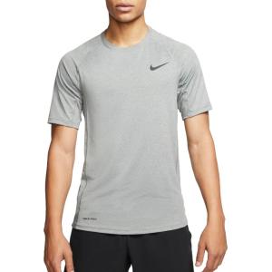 ナイキ メンズ Nike Men's Pro Slim T-Shirt 半袖 SMKE GRY/LT SMKE GRY/BLK｜troishomme