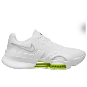 ナイキ メンズ トレーニングシューズ Nike Air Zoom Superrep 3 - White/Metallic Silver/Volt｜troishomme