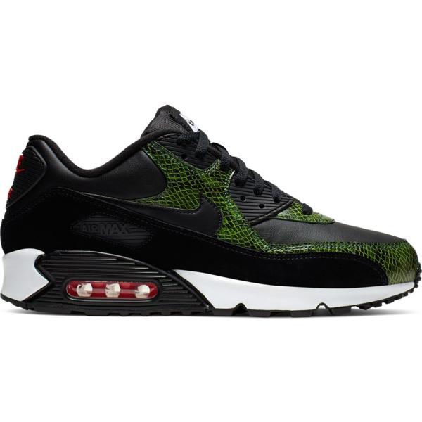 ナイキ メンズ Nike Air Max 90 &quot;Green Python&quot; スニーカー BLACK...