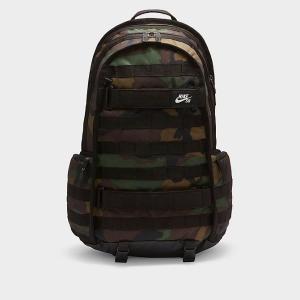 ナイキ バックパック ワンサイズ Nike Camo SB RPM Skate Backpack リュックサック Camo/Black｜troishomme