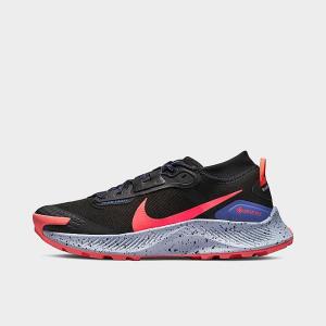 ナイキ レディース ランニングシューズ Women's Nike Pegasus Trail 3 GORE-TEX Running Shoes - Black/Flash Crimson/Lapis/Bright Mango｜troishomme