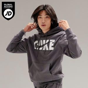 ナイキ メンズ パーカー Men's Nike Sportswear Graphic Print Fleece Hoodie - Iron Grey/Iron Grey｜troishomme