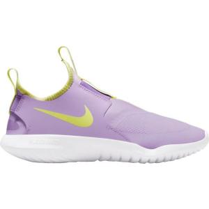 ナイキ キッズ/レディース ランニングシューズ Nike Kids' Grade School Flex Runner Running Shoes - Purple/Green｜troishomme