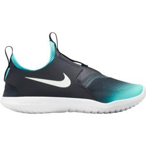 ナイキ キッズ/ジュニア ランニングシューズ Nike Kids' Preschool Flex Runner Running Shoes - Grey/Blue｜troishomme