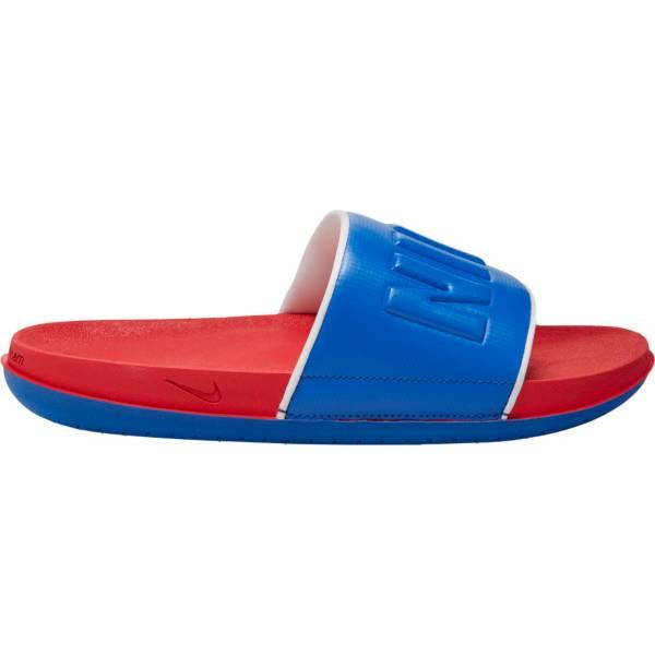 ナイキ メンズ サンダル Nike Men&apos;s OffCourt Slides　- Red/Blue...