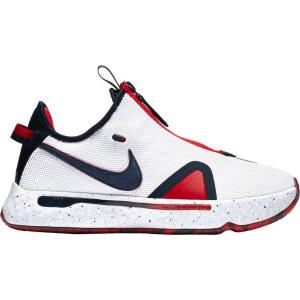 ナイキ メンズ ポール・ジョージ Nike PG4 "USA" バッシュ White/Obsidian/Unversity Red