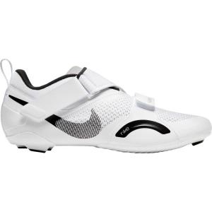 ナイキ メンズ サイクリングシューズ Nike Men's SuperRep Cycling Shoes - White/Black/White｜troishomme