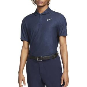 ナイキ メンズ ポロシャツ 半袖 Nike Men's 2022 Dri-FIT ADV Tiger Woods Golf Polo - Thunder Blue/Obsidian｜troishomme