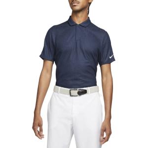 ナイキ メンズ ポロシャツ 半袖 Nike Men's Dri-FIT ADV Tiger Woods Floral Jacquard Golf Polo - Obsidian/Thunder Blue｜troishomme