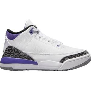 エアジョーダン　 バスケットボールシューズ ブラック/ホワイト/パープル ジョーダン キッズ バッシュ Jordan Kids' GS Air 5 Retro