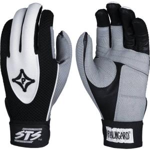 パームガード キッズ バッティンググローブ PALMGARD Youth STS Protective Batting Gloves - Black/Grey｜troishomme