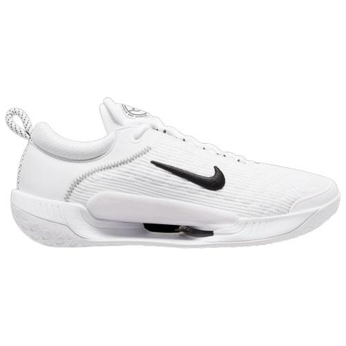 ナイキ メンズ テニスシューズ Nike Zoom Court NXT HC - White/Bla...