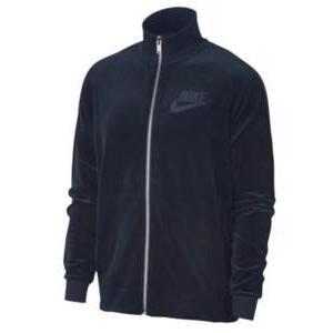 ナイキ メンズ Nike Velour Track Jacket トラックジャケット Obsidian ベロア ジャージ｜troishomme