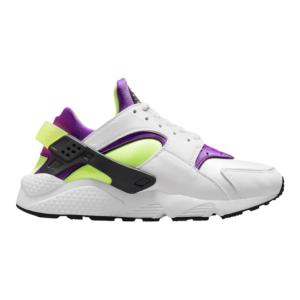 ナイキ レディース ランニングシューズ エアハラチ Nike Air Huarache - White/Purple/Yellow 白 ホワイト ウィメンズ｜troishomme