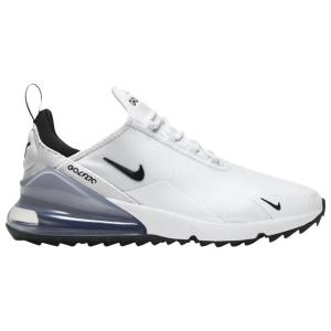 ナイキ メンズ ゴルフ シューズ Nike Air Max 270 Golf Shoes - White/Black/Pure Platinum｜troishomme