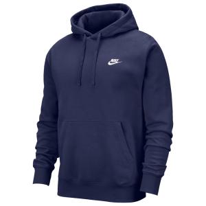 ナイキ メンズ パーカー Nike Club Pullover Hoodie フーディー プルオーバー Midnight Navy/White｜troishomme