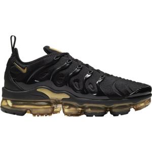 ナイキ メンズ ヴェイパーマックス プラス Nike Air Vapormax Plus スニーカー Black/Metallic Gold｜troishomme