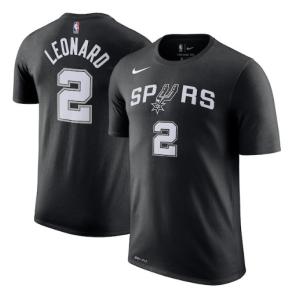 即納 ナイキ キッズ Tシャツ 半袖 カワイレナード スパーズ "San Antonio Spurs" Nike Youth Name & Number T-Shirt - Black 黒 ブラック ミニバス｜troishomme