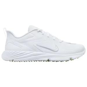 ナイキ メンズ ラクロス トレーニングシューズ Nike Alpha Huarache 8 Pro TF Lax - White/Metallic Silver/Vapor Green｜troishomme