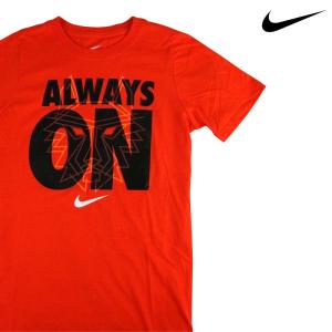 即納 ナイキ キッズ Nike Dri-Fit Cotton T-Shirts Tシャツ 半袖 Bright Crimson｜troishomme