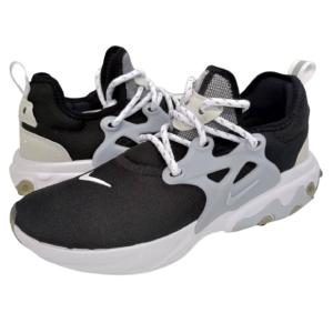 即納 ナイキ レディース リアクト プレスト Nike React Presto ランニングシューズ Black/Sky Grey/Photon Dust｜troishomme