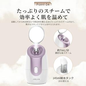 スチーマー美顔器 anlan 毛穴ケア 顔 髪...の詳細画像5