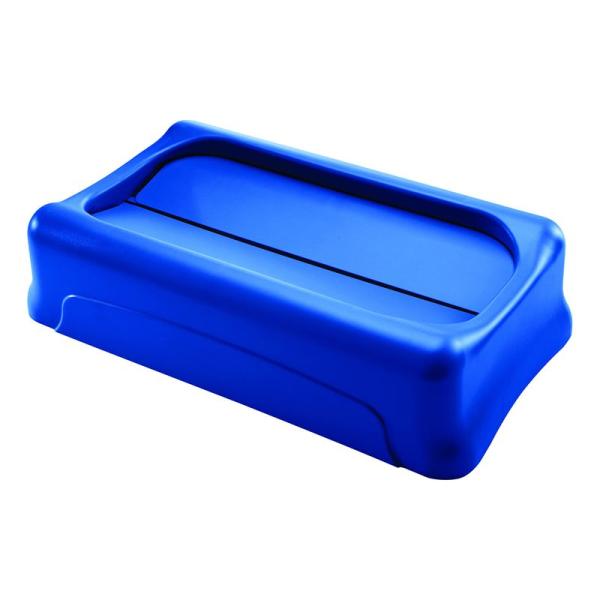 ラバーメイド(Rubbermaid) Vented Slim Jim 用スイングフタ 青 FG267...