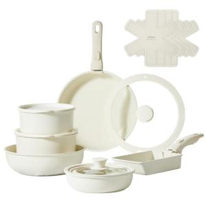 CAROTE カローテ フライパンセット IH対応 ガス火対応 鍋セット 12点