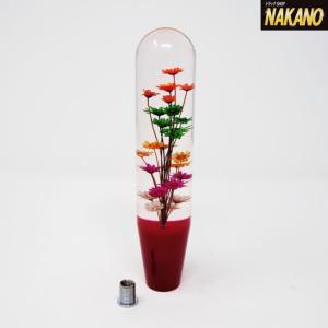 トラック用 カラーリング水中花シフトノブ 200mm×40mmΦ 12×1.25/10×1.25 赤/青/緑｜truckshop-nakano