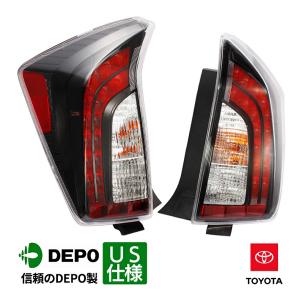 DEPO 正規品 テールランプ テールライト グロスブラック US仕様 トヨタ