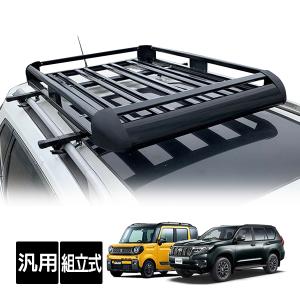 TT PRO正規品 汎用 組立 アルミ ルーフラック 耐荷重200kg 440LB ブラック ランクル プラド RAV4 ロッキー スペーシア ジムニー エブリイ