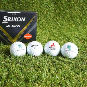 三菱純正 ゴルフボール SRIXON Z-STAR デリ丸。マーク 6個入り アクセサリー オフィシャルグッズ デリ丸。コレクション TS14734 デリカミニ｜trucktuners