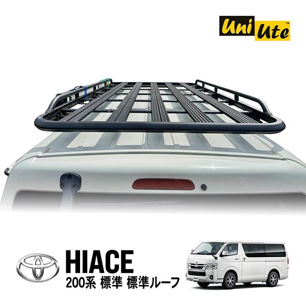 uniute正規品 トヨタ ハイエース レジアスエース 200系 標準ボディ 標準ルーフ車 アルミ製...