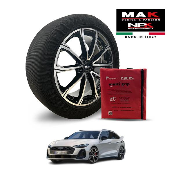 MAK正規品 NPK スノーソックス LIGHT 245/40R19 19インチ 布製 チェーン ア...