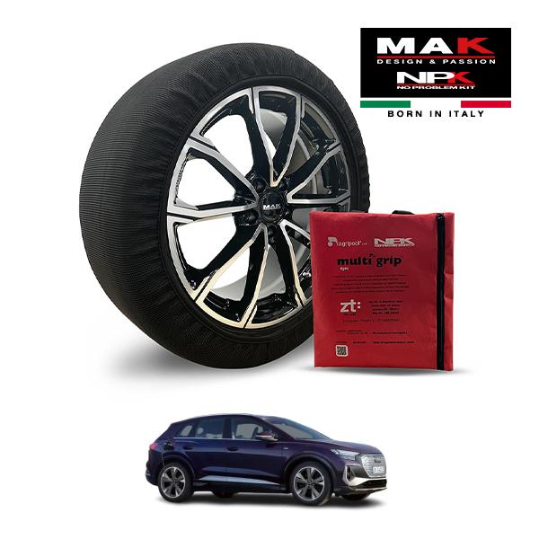 MAK正規品 NPK スノーソックス LIGHT 255/45R20 20インチ 布製 タイヤ チェ...