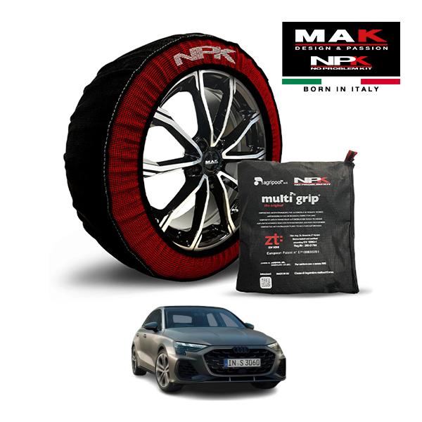 MAK正規品 NPK スノーソックス ORIGINAL 225/40R18 18インチ 布製 タイヤ...
