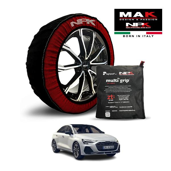 MAK正規品 NPK スノーソックス ORIGINAL 225/40R18 18インチ 布製 タイヤ...