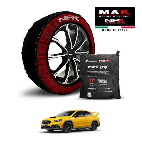 MAK正規品 NPK スノーソックス ORIGINAL 245/40R18 18インチ 布製 タイヤ...