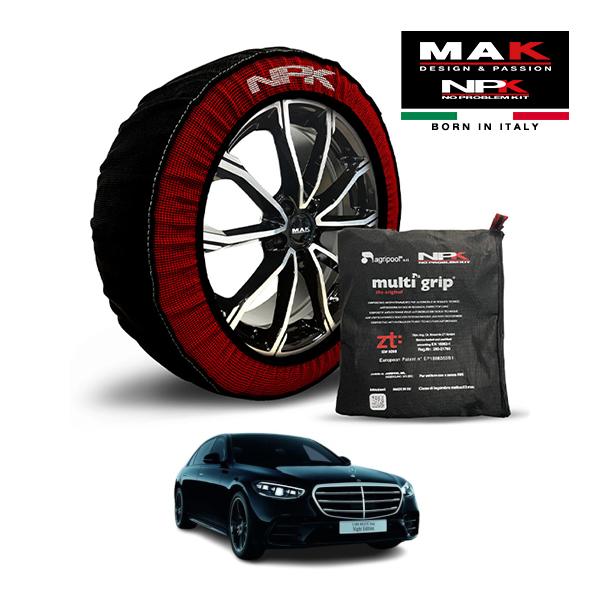 MAK正規品 NPK スノーソックス ORIGINAL 285/35R20 20インチ 布製 タイヤ...