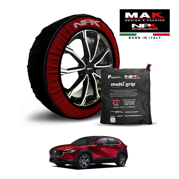 MAK正規品 NPK スノーソックス ORIGINAL 215/55R18 18インチ 布製 タイヤ...
