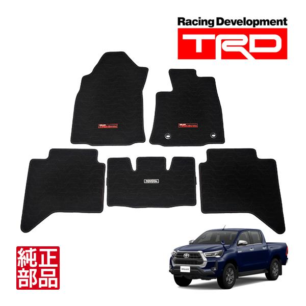 トヨタ純正 ハイラックス GUN125 TRDロゴ フロアマット カーマット カーペット 5枚 フロ...