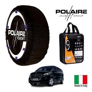POLAIRE正規品 ベンツ V220d エクストラロング ブラックスイート 3DA-447815P 245/45R19 19インチ リア スノーソックス 布 チェーン 非金属