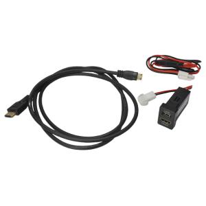 トヨタ車系用 汎用 USBオーディオ入力ポート HDMI入力ポート オーディオ アルファード ヴェルファイア プリウス アクア ノア ヴォクシー ハイエース