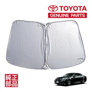 【トヨタ純正】 TOYOTAロゴ入 フロント サンシェード フロントガラス 日よけ 収納袋付 クラウンアスリート 210系 ARS210 GRS210 AWS210｜trucktuners