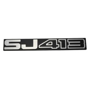 【スズキ純正】 海外仕様 SJ413 サイド フェンダー エンブレム 1個 77815-83001 ジムニー SJ30 SJ40 JA51 JA71 JA11 JA12｜trucktuners