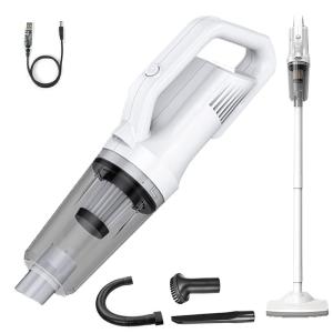 コードレス掃除機 ハンディクリーナー 充電式 12000PA吸引力 軽量 590g ハンディ掃除機 分体回転ロックデザイン 車用掃除機 ハン