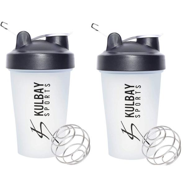 Kulbay Sports Mini | プロテインシェイカー 2個セット 400ml シェーカーボ...