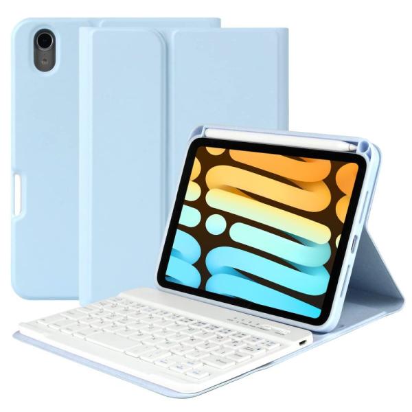 COO iPad Mini6 キーボード ケース 2021 mini第6世代 8.3インチ 脱着式 ...